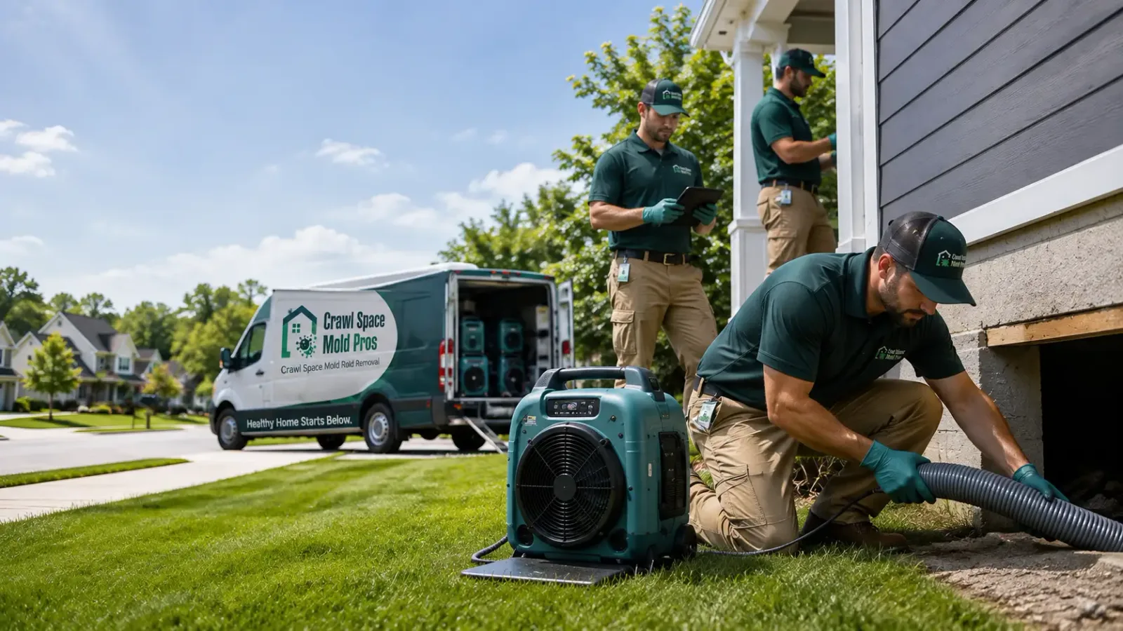 Crawl Space Mold Removal in Penngrove, CA